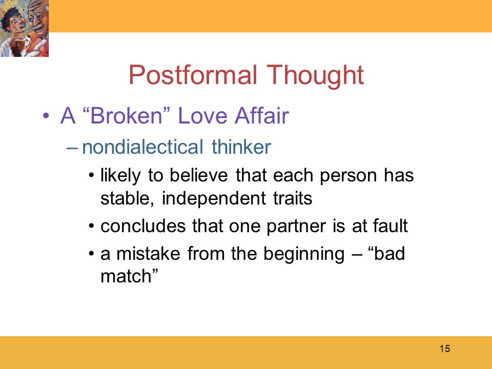 Post formal thinking online